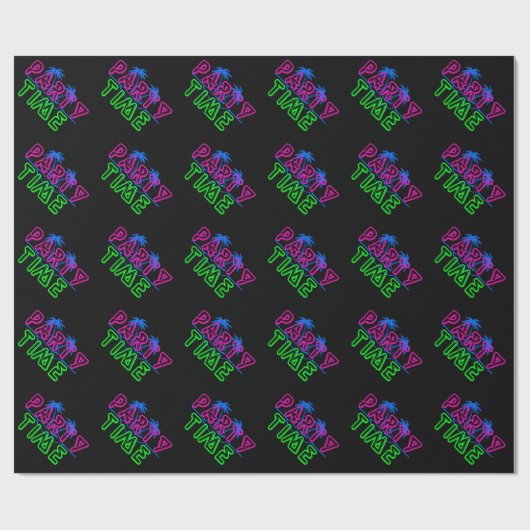 Party Time Cadeaupapier (Vlak)