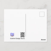 Party Time Cartoon Invitation Briefkaart (Achterkant)