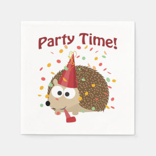 Party Time Confetti Hedgeho Servet