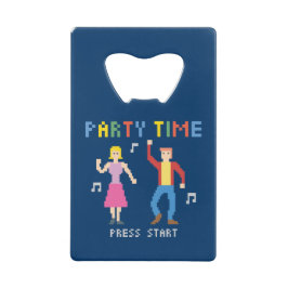 Party Time Creditkaart Flessenopener