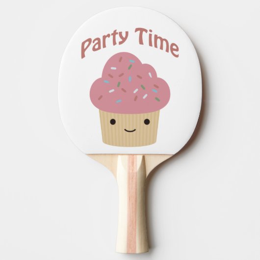 Party TIme Cupcake Tafeltennisbatje (Voorkant)