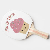 Party TIme Cupcake Tafeltennisbatje (Zijkant)
