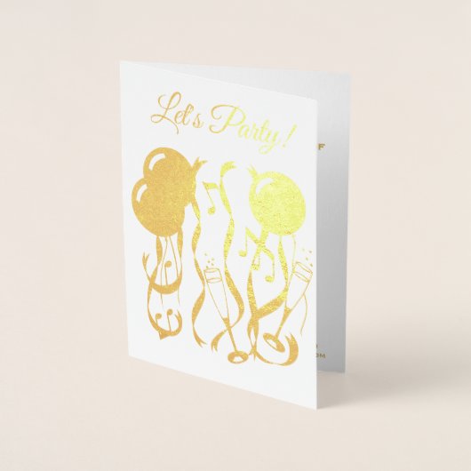 Party Time Custom 50ste Jubileum Uitnodiging (Voorkant)