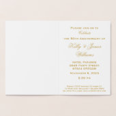 Party Time Custom 50ste Jubileum Uitnodiging (Binnen)