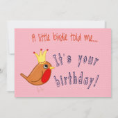 Party Time Custom Photo Birthday Uitnodiging (Achterkant)