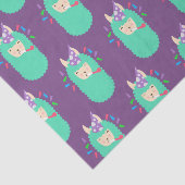 Party Time Emoji Llama Tissuepapier (Detail)