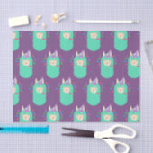 Party Time Emoji Llama Tissuepapier (Craft)