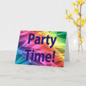 Party Time-Felicitaties voor je prestaties Kaart (Gele Bloem)