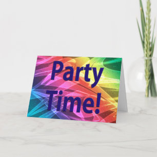 Party Time-Felicitaties voor je prestaties Kaart