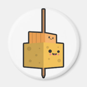 Party Time Food Cheese Stick Magneet