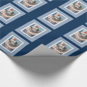 Party Time!  Funny Cat Gift Wrap Cadeaupapier (Hoek)