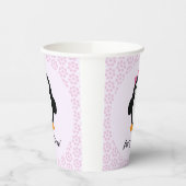 Party Time Girl Penguin Papieren Bekers (Links)