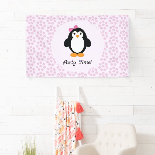 Party Time Girl Penguin Spandoek (Insitu)