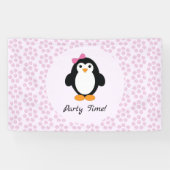 Party Time Girl Penguin Spandoek (Horizontaal)