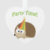 Party Time Hedegel Ornament (voorkant)