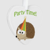 Party Time Hedegel Ornament (voorkant)