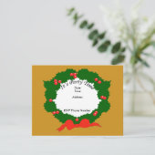 Party Time Invitation Card Kaart (Staand voorkant)