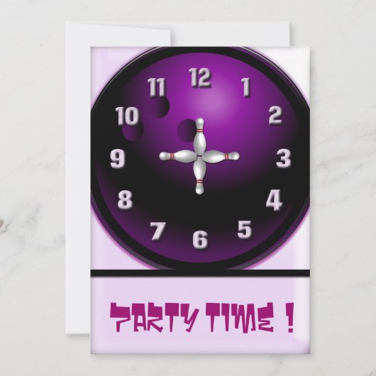 Party Time Kaart (Voorkant)