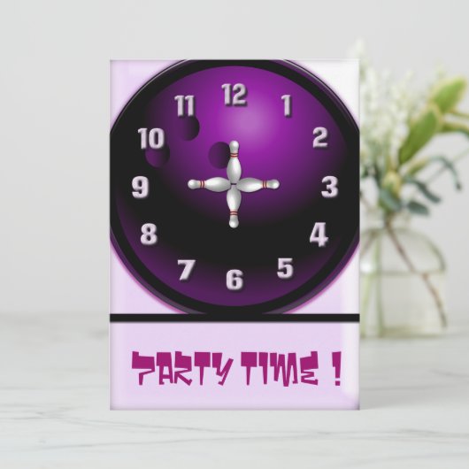 Party Time Kaart (Staand voorkant)