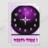 Party Time Kaart (Voorkant / Achterkant)