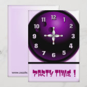 Party Time Kaart (Voorkant / Achterkant)