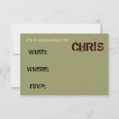 Party Time Kaart (Achterkant)