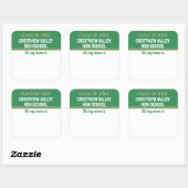Party Time! Klasse Reunion naam stickers (Vel)