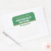 Party Time! Klasse Reunion naam stickers (Envelop)