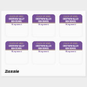 Party Time! Klasse Reunion naam stickers (Vel)