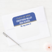 Party Time! Klasse Reunion naam stickers (Envelop)