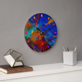 'Party time' - kleurrijke Abstracte kunst Grote Klok