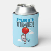 PARTY TIME! Party Possum Grappig Drijvend Opossum Blikjeskoeler (Blikje Voorkant)