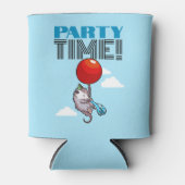 PARTY TIME! Party Possum Grappig Drijvend Opossum Blikjeskoeler (Voorkant)