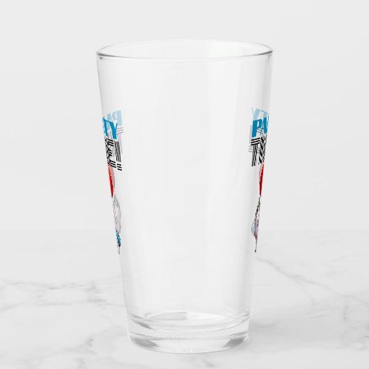 PARTY TIME! Party Possum Grappig Drijvend Opossum Glas (Links)