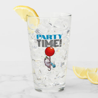 PARTY TIME! Party Possum Grappig Drijvend Opossum Glas