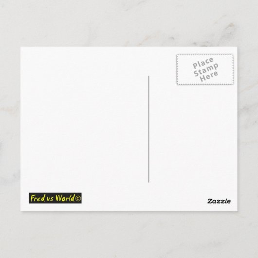 "Party Time" Rubber Duck Briefkaart (Achterkant)