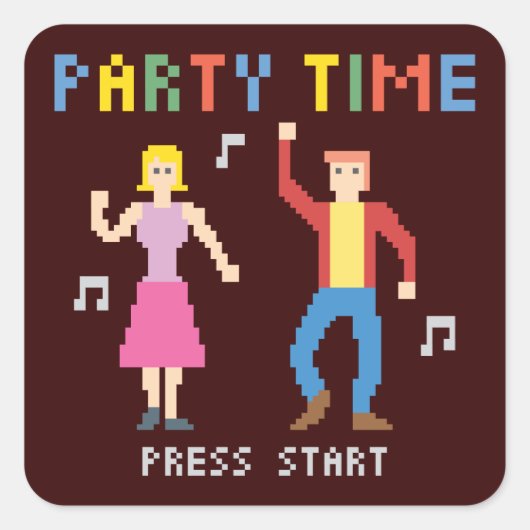 Party Time Sticker (Voorkant)