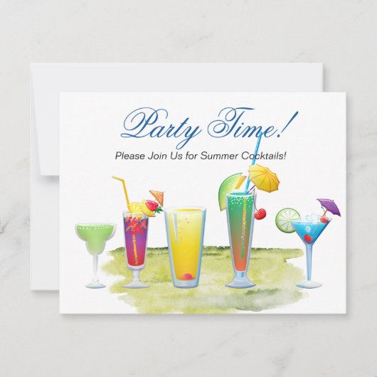Party time, Summer Cocktails (Voorkant)