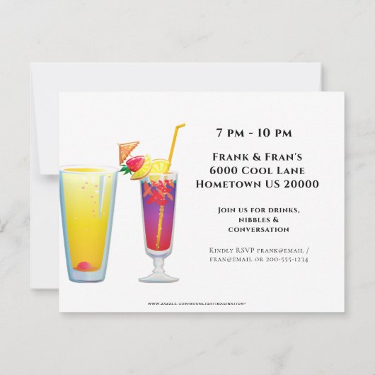 Party time, Summer Cocktails (Achterkant)