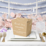 Party Treat Favoriet Box Bedankdoosjes<br><div class="desc">Deze partij gunst box wordt getoond in een twig kleur. Pas dit item aan en wijzig de voorbeeldtekst in de jouwe. Tip: Voeg gewoon je geweldige lekkernijen toe en voeg wat feestelijk lint toe.</div>