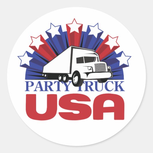 Party Truck USA: De Sticker (Voorkant)
