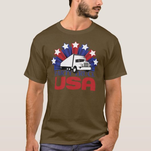 Party Truck USA T-shirt (Voorkant)