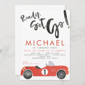 PARTY UITNODIGING AUTOCONCEPT (Voorkant / Achterkant)