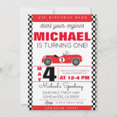 PARTY UITNODIGING AUTOCONCOURS (Voorkant)