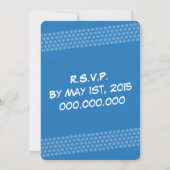 Party Uitnodiging - Kleurrijke Plezier (Achterkant)