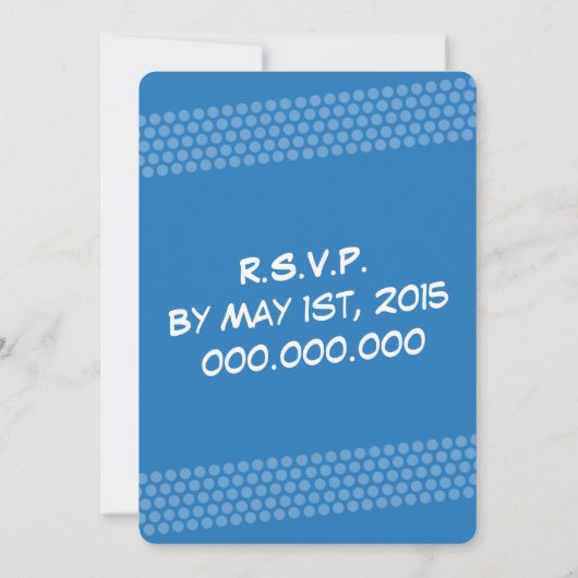 Party Uitnodiging - Kleurrijke Plezier (Achterkant)