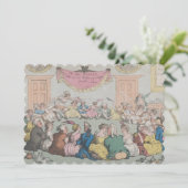 Party - Vlakke Uitnodigingsgrootte 12,7 cm x 17,8 Save The Date (Staand voorkant)