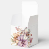 Party Waterverf Boho Roze Bloemen Elegant Bedankdoosjes (Geopend)