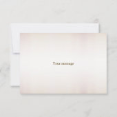 Party Waterverf Boho Roze Bloemen Elegant Bedankkaart (Achterkant)