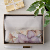 Party Waterverf Boho Roze Bloemen Elegant Stijlvol Tissuepapier (Geschenk)